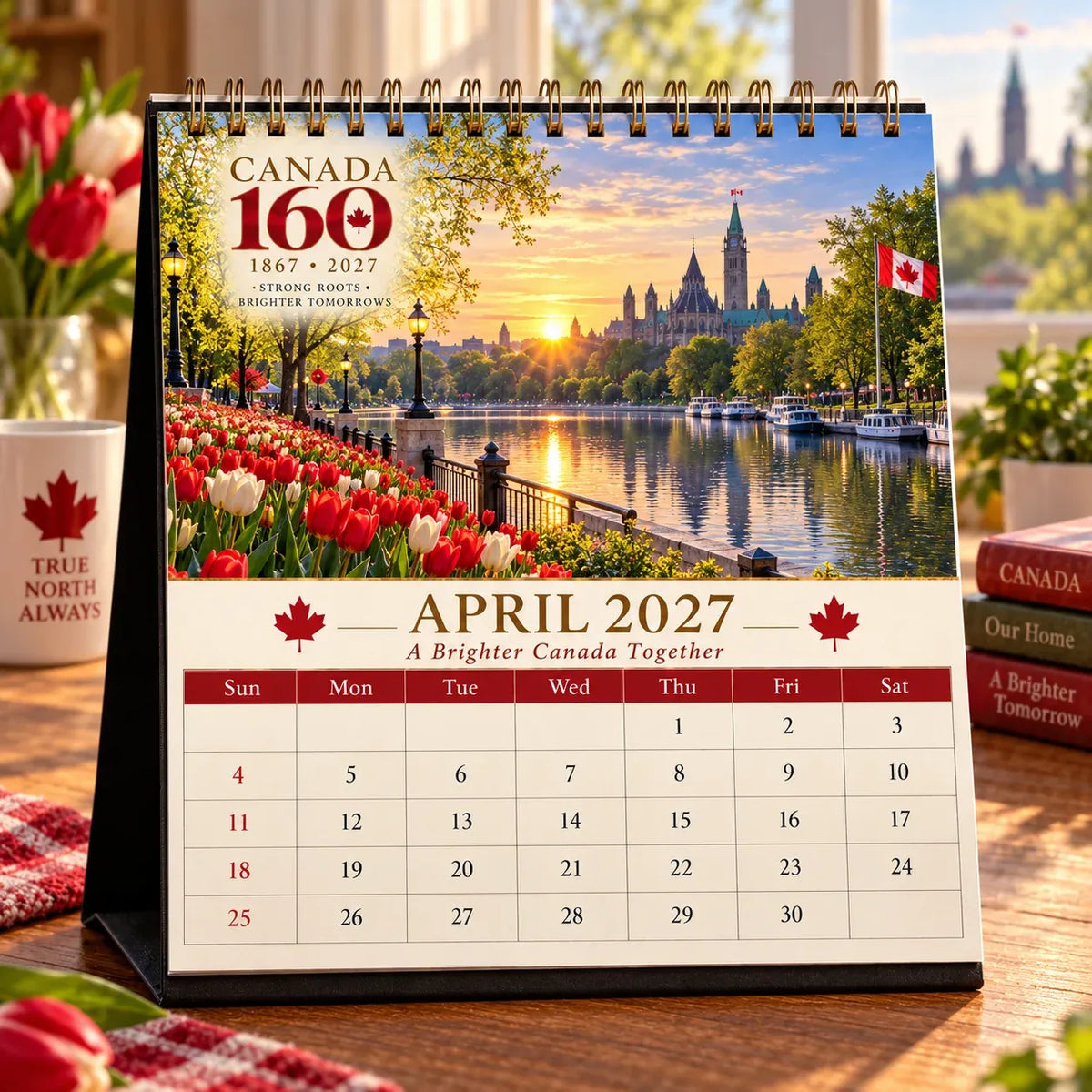 🍁🇨🇦 2027 Canadian Scenic Calendar – 12 Months of Beautiful Coast-to-Coast Views