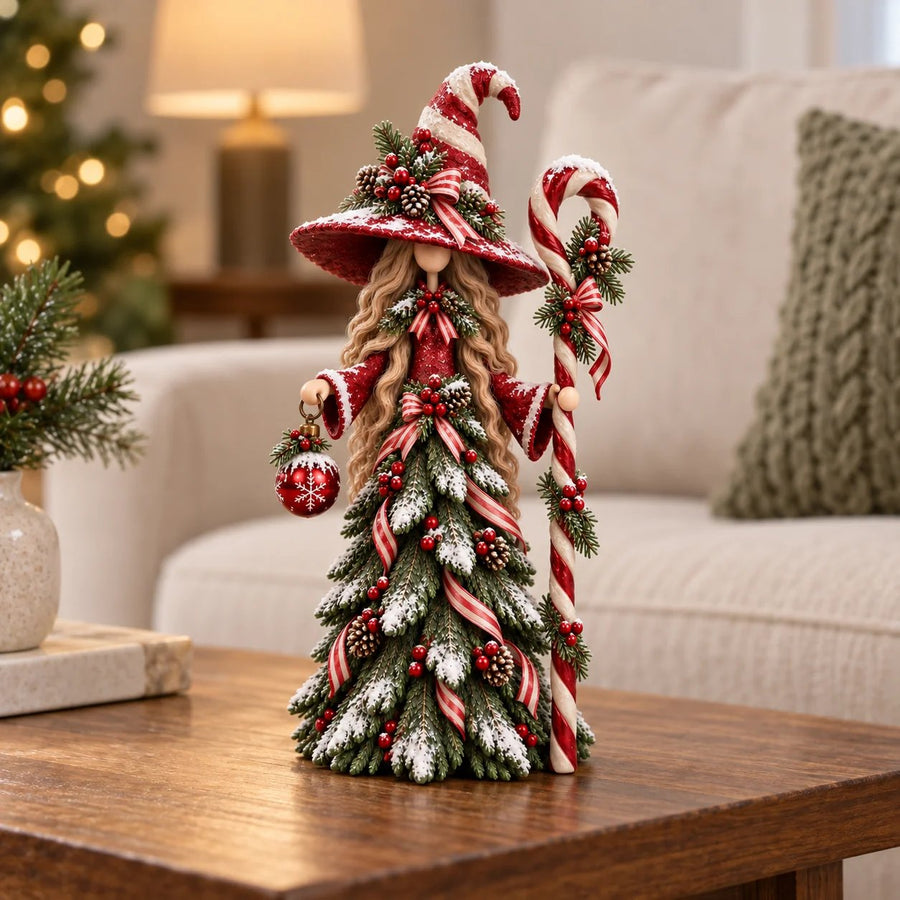 Candy Cane Keeper Christmas figurine