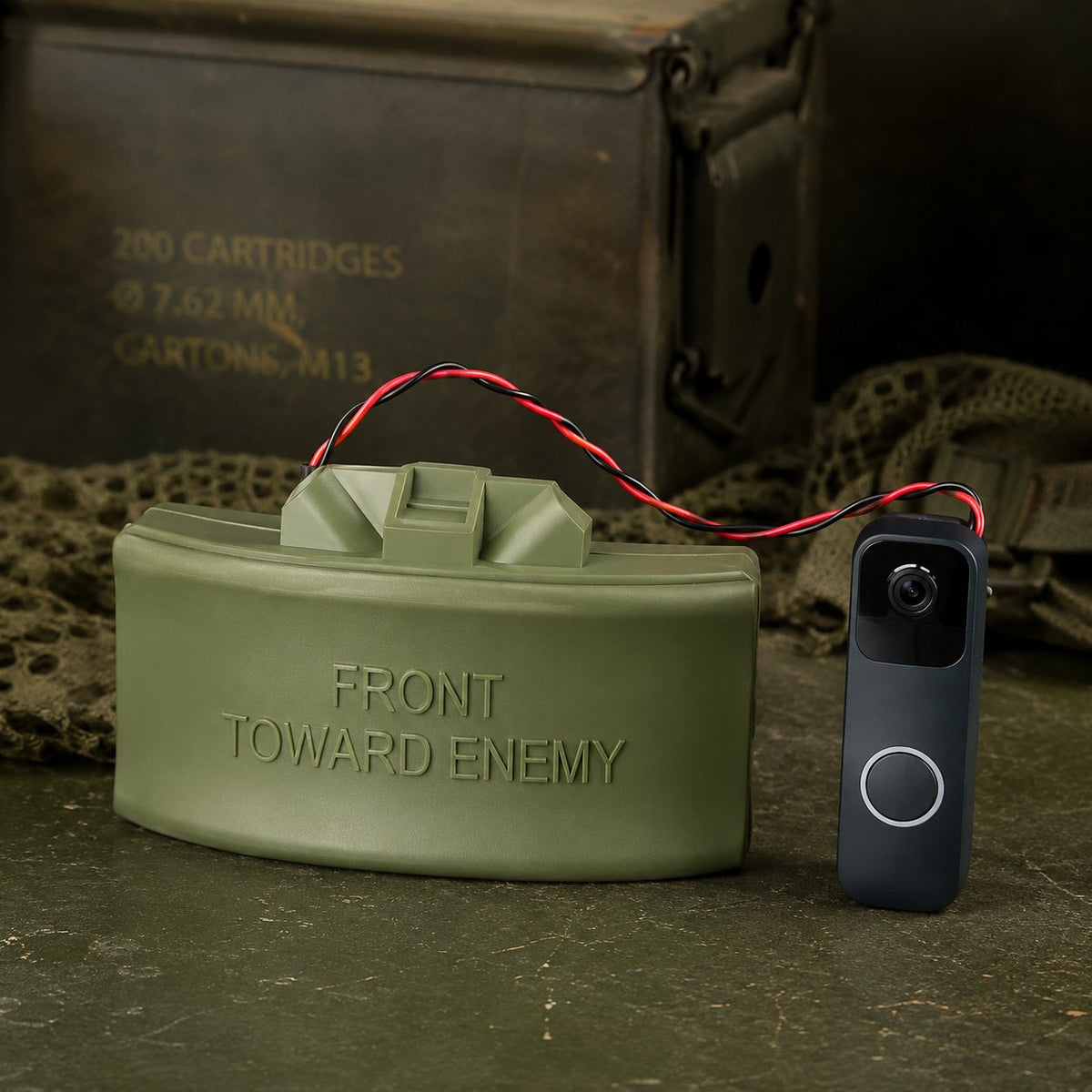 'The Door Mine' Ring Cam Claymore Prop
