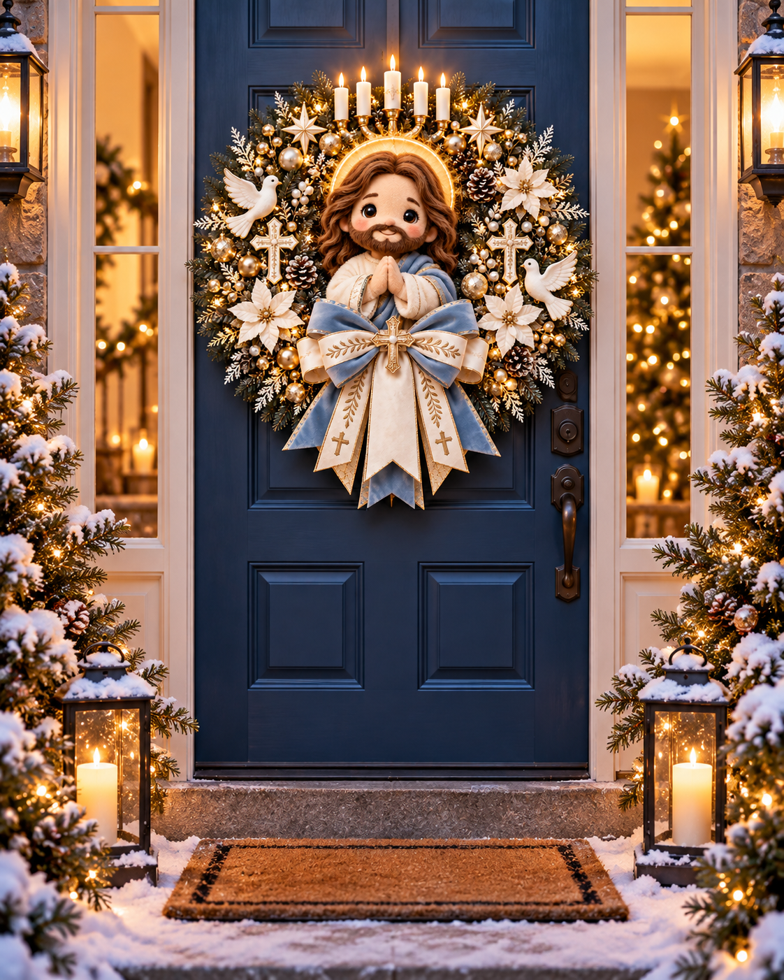 ✨ Faith & Peace Angel Door Wreath™