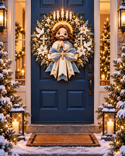 ✨ Faith & Peace Angel Door Wreath™