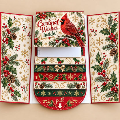 ⏰LAST DAY 49% OFF - 2026 New🎅🎁 Waterfall Christmas Gift Card Booklet 💳✨