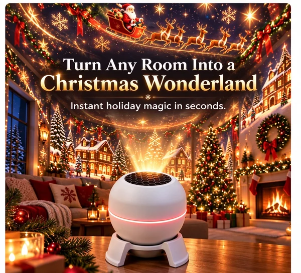 🎄🎅 Christmas Magic Projection Light – Bring Holiday Scenes to Life