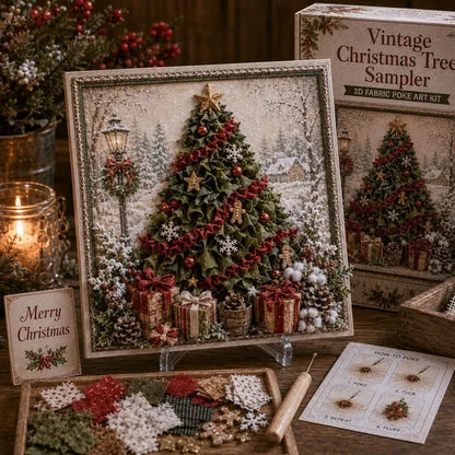 🧵Premium 3D Christmas Fabric Poke Art Kit