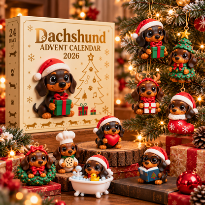🎄 2026 Dachshund Advent Calendar – The Dream Christmas Gift for Dachshund Lovers 🐶