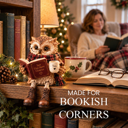 Book Lover Owl Shelf Sitter