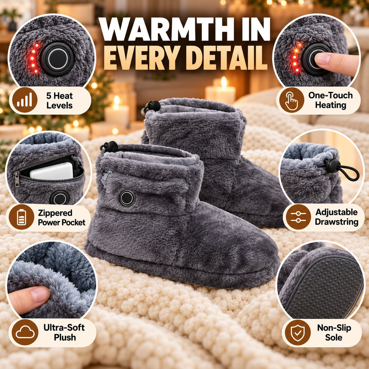 LEV™ CozyStep Heated Boots