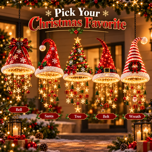 JingleGlow™ Light-Up Christmas Chandelier