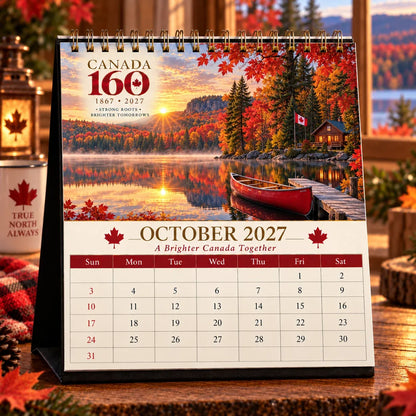 🍁🇨🇦 2027 Canadian Scenic Calendar – 12 Months of Beautiful Coast-to-Coast Views
