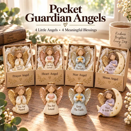 👼 Limited-Time Sale | 12-Piece Pocket Guardian Angel Set – Mini Angel Keepsakes with 12 Unique Blessings of Faith, Hope & Love • Heartfelt Gifts for Loved Ones