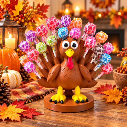 🍬Last Day 60% OFF - Thanksgiving Turkey Lollipop Holder