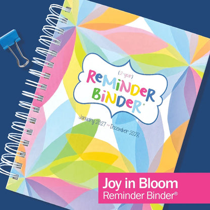 📅✨ 2027–2028 Reminder Binder® – 24-Month All-in-One Life Planner