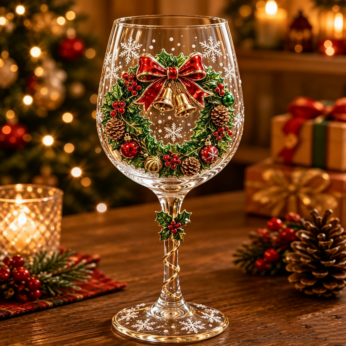 🔥 LAST DAY 50% OFF 🔥🎁 Christmas 3D Wine Glass Collection™ – Gift Box Set with Festive Holiday Designs for Christmas Gatherings & Gifting ✨