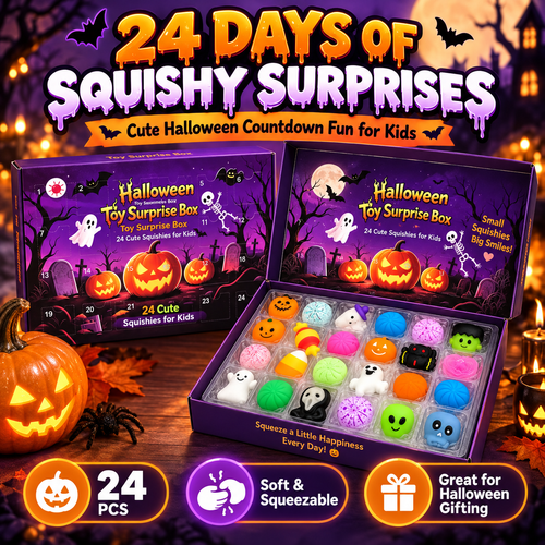Hot sales🔥24-Piece Halloween Squishy Surprise Box