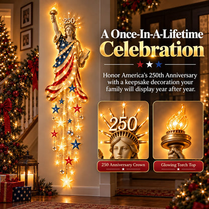🇺🇸 Limited-Time Sale | Liberty 250 Starfall Wall Glow – Celebrate 250 Years of American Pride with a Lighted Keepsake 🗽✨