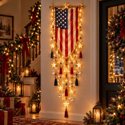 🇺🇸 Limited-Time Sale | Liberty 250 Starfall Wall Glow – Celebrate 250 Years of American Pride with a Lighted Keepsake 🗽✨