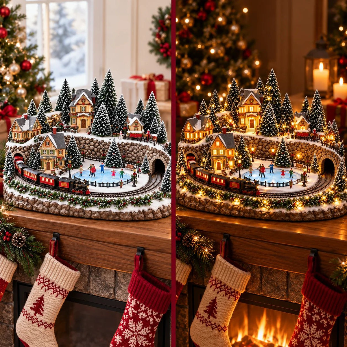 🎄 Limited-Time Christmas Sale | Lighted & Animated Christmas Village Collection – Enchanting Miniature Scenes, Festive Lights & Holiday Magic for Your Home ✨