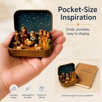 ✝️ Little Bethlehem™ – Pocket Nativity Scene Set