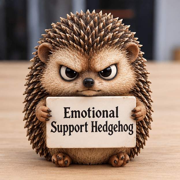🔥LAST DAY 50% OFF - ✨Cute Grumpy Emotional Support Animal Figures, Mini Tabletop Companion Ornament, Unique Humor‑Filled Gift for Animal Lovers | Collectible Desk Decor