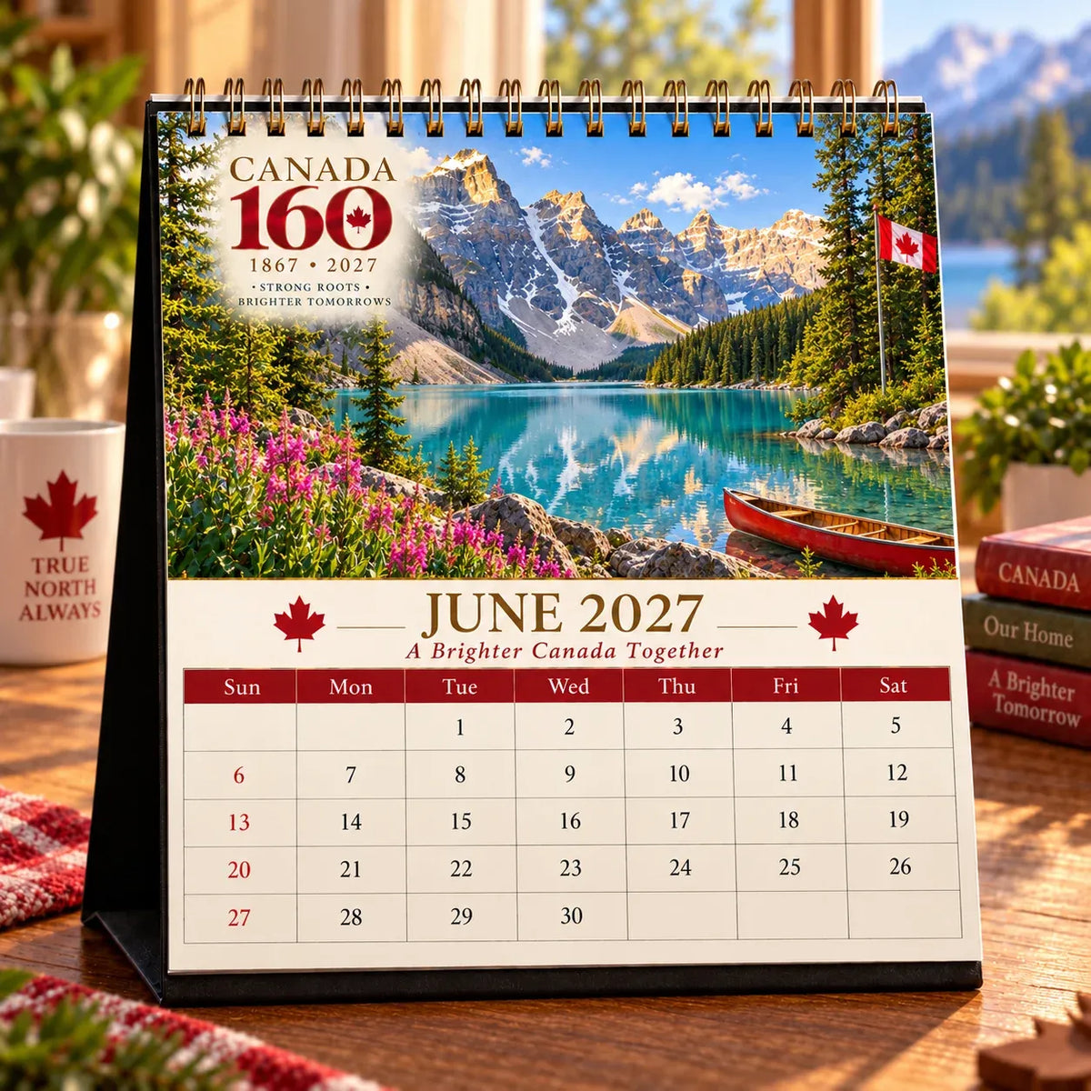 🍁🇨🇦 2027 Canadian Scenic Calendar – 12 Months of Beautiful Coast-to-Coast Views