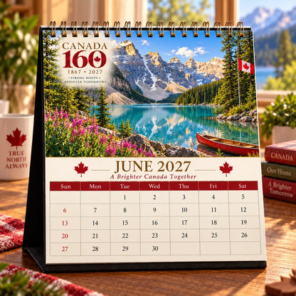 🍁🇨🇦 2027 Canadian Scenic Calendar – 12 Months of Beautiful Coast-to-Coast Views