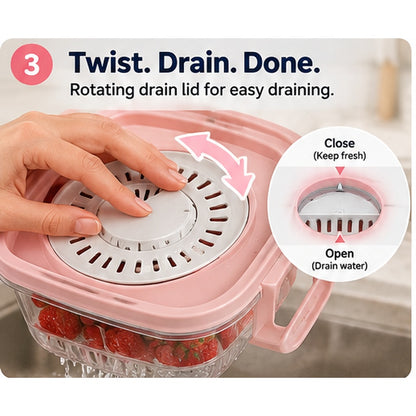 FreshPrep™ Wash, Drain & Store Produce Container