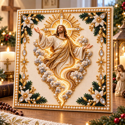 🙏✝️DIY Christian Pearl Artwork Kit✈️ Buy 3+ Get Free Shipping