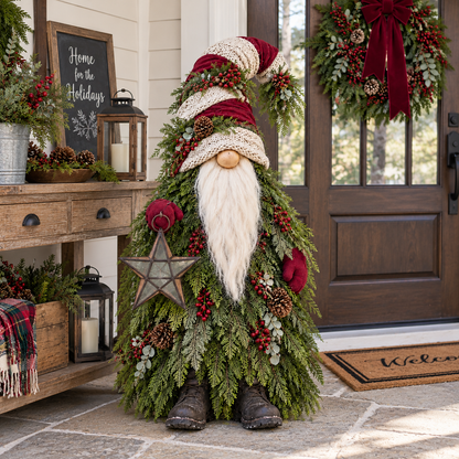 🔥 LAST DAY 30% OFF 🔥Evergreen Star Gnome™ Lighted Christmas Woodland Decor