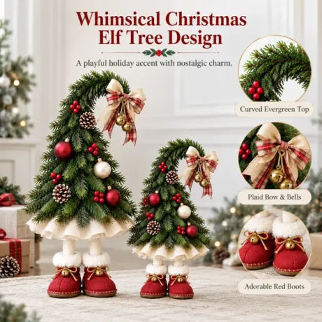 🔥 LAST DAY 49% OFF! ✨ Ditch the Boring Gifts! This Storybook Elf Tree Will Steal Her Heart 👢