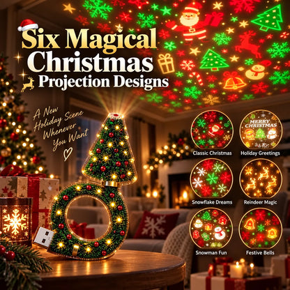 ✨Christmas Ceiling Projector Light – 6 Festive Holiday Scenes in One Magical Lamp