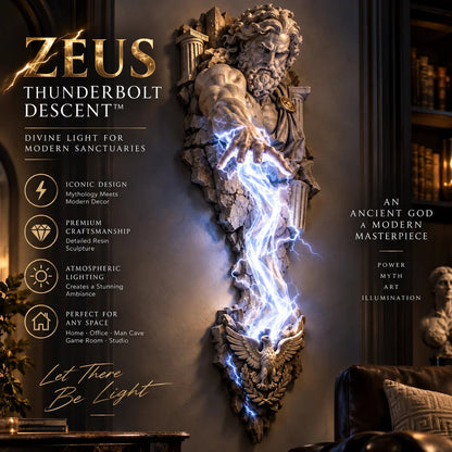 ⚡🌊 Mythological Sculpture Wall Lamp Collection 🏛✨