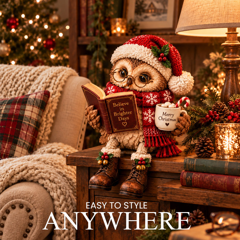 Book Lover Owl Shelf Sitter