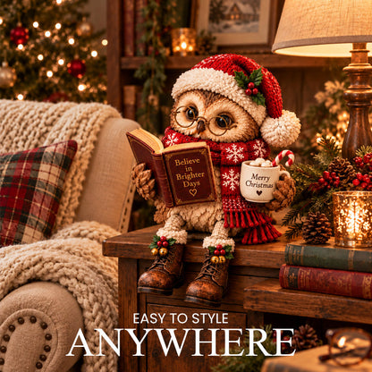 Book Lover Owl Shelf Sitter