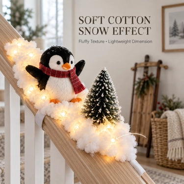 Penguin Christmas Stair Snow Decor🔥
