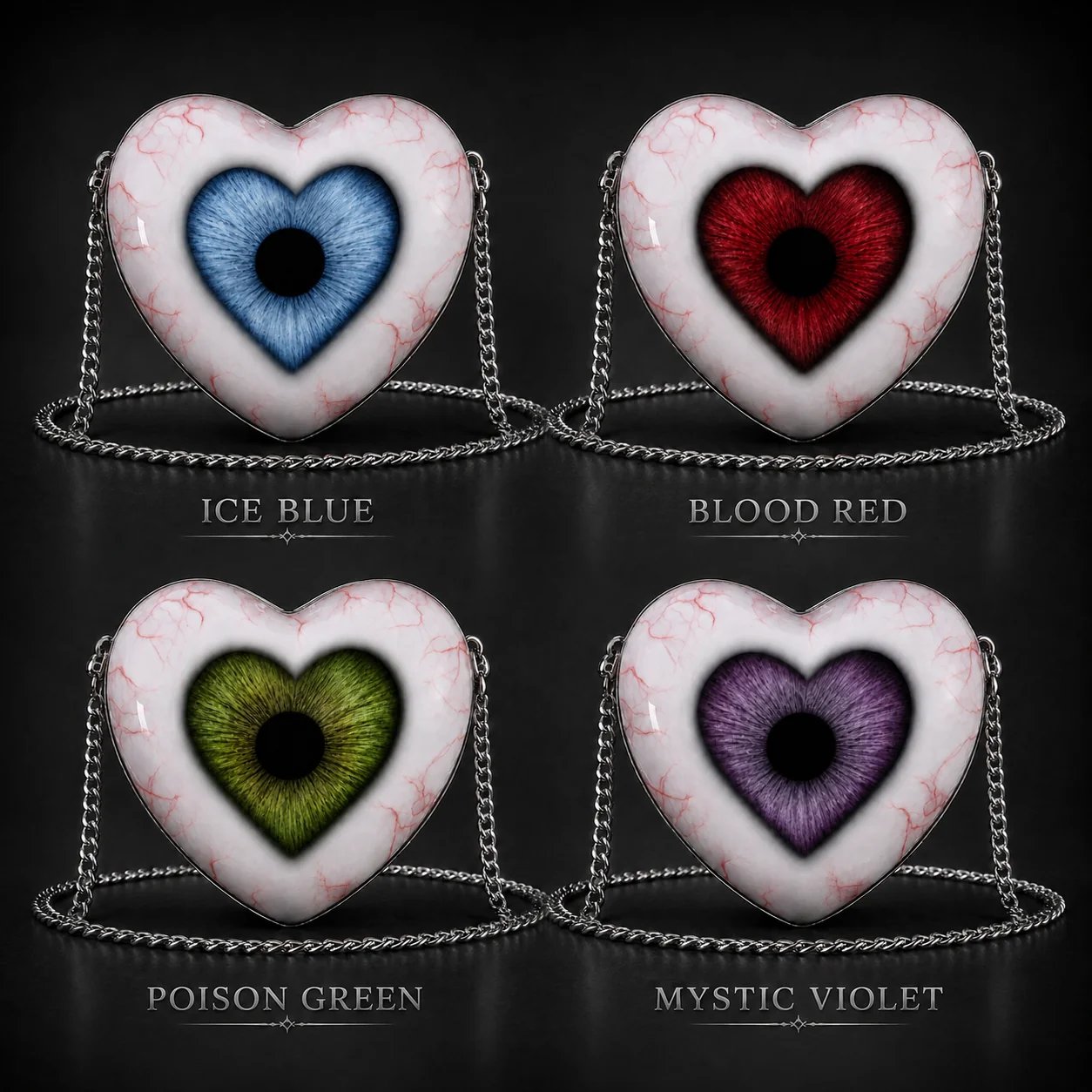 🔥Last Day 50% OFF 🖤👁 Gothic Heart Eye Statement Crossbody Bag