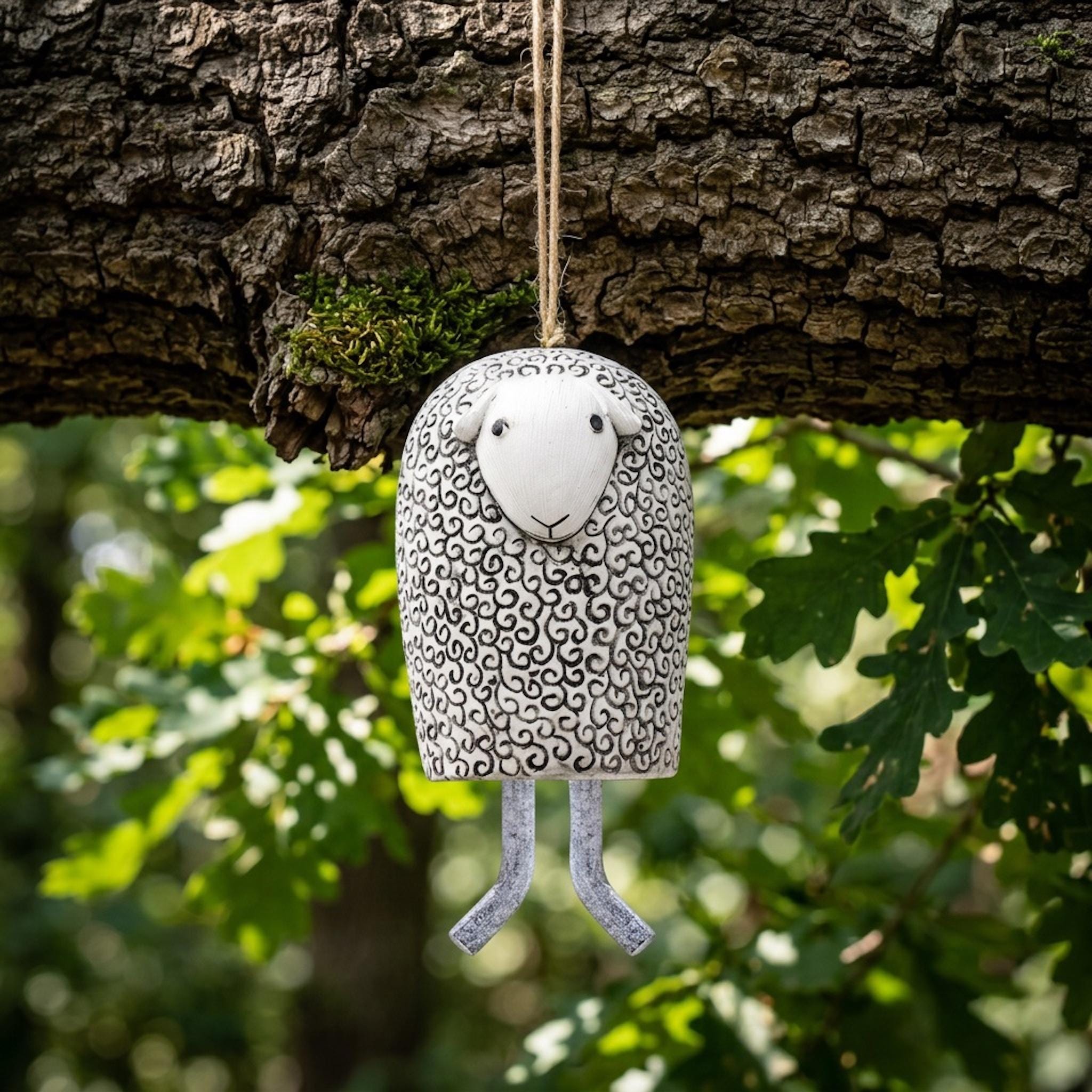 🦊Handmade Whimsical Animal Wind Chime Ornaments🐻
