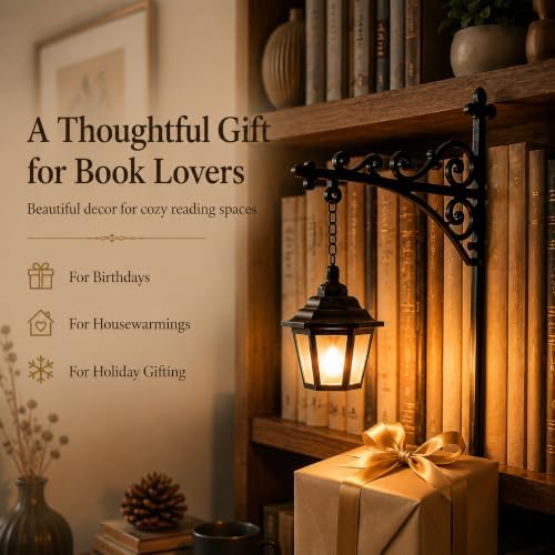 Library Lantern™ – Vintage Bookshelf Street Lamp