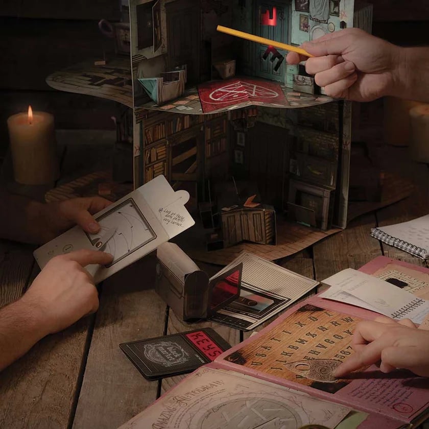 🕵️Doomensions: Mystery Manor — 3D Haunted Mansion Puzzle Experience | An 8–12 Hour Paranormal Escape-Room Adventure for 1–4 Investigators, Ages 14+
