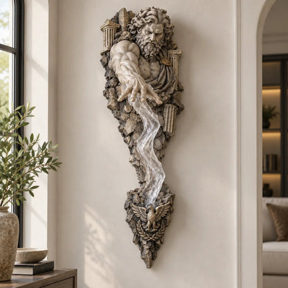 ⚡🌊 Mythological Sculpture Wall Lamp Collection 🏛✨