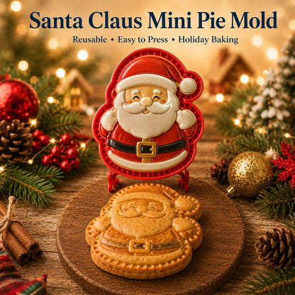 ⏳ 69% OFF – 🎄16pcs-Design Christmas Mini Pie Mold Collection | Reusable Embossed Molds for Shaping Detailed Santa, Snowman, Reindeer, Tree & Holiday Pies 🥧✨