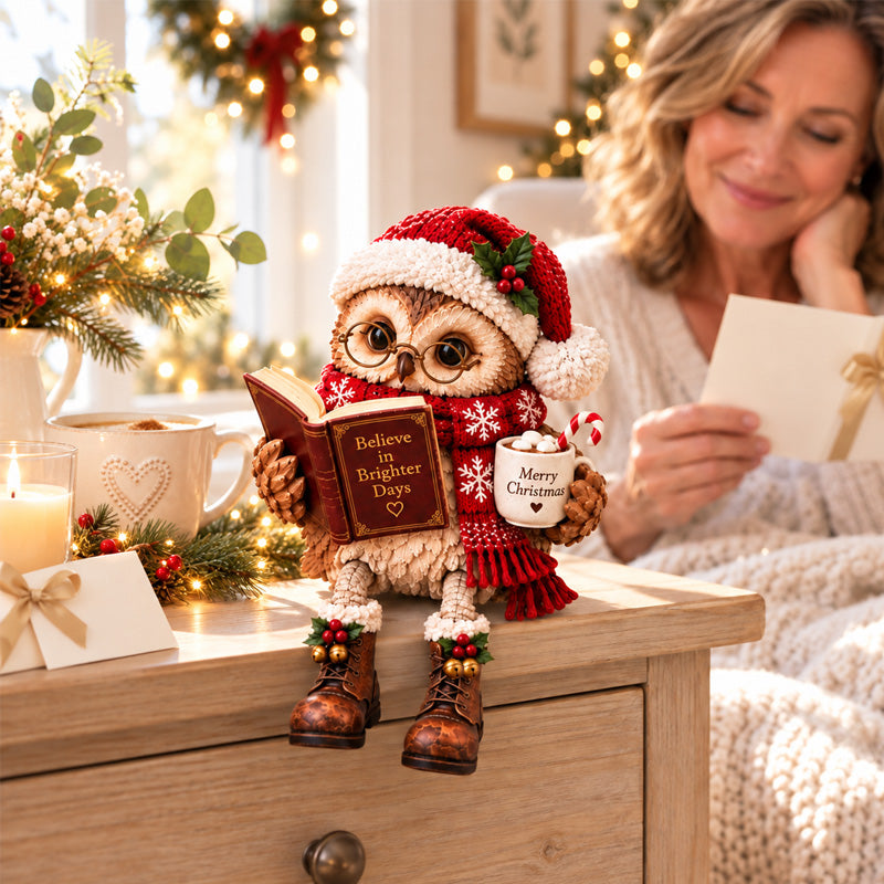 Book Lover Owl Shelf Sitter