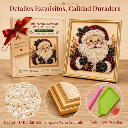 Kit Cuadro Navideño de Perlas