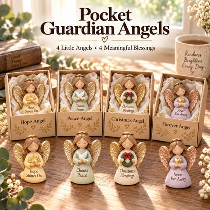 👼 Limited-Time Sale | 12-Piece Pocket Guardian Angel Set – Mini Angel Keepsakes with 12 Unique Blessings of Faith, Hope & Love • Heartfelt Gifts for Loved Ones