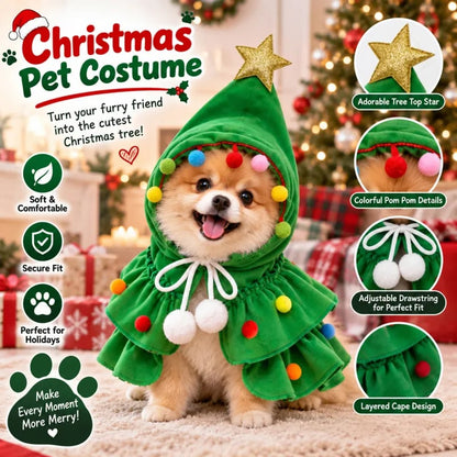 🎄Christmas Tree Pet Cape
