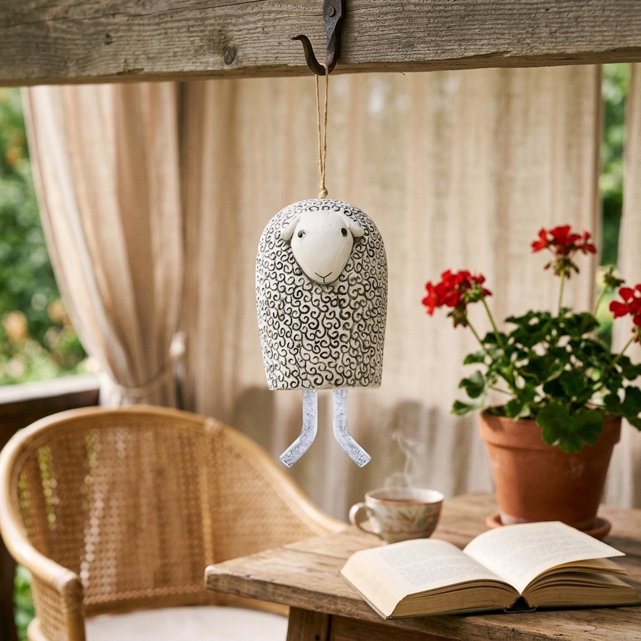🦊Handmade Whimsical Animal Wind Chime Ornaments🐻