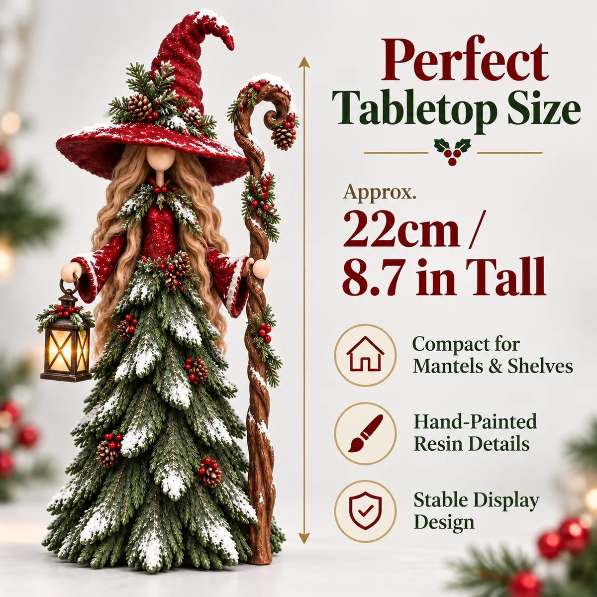 Christmas Keeper figurine size and display