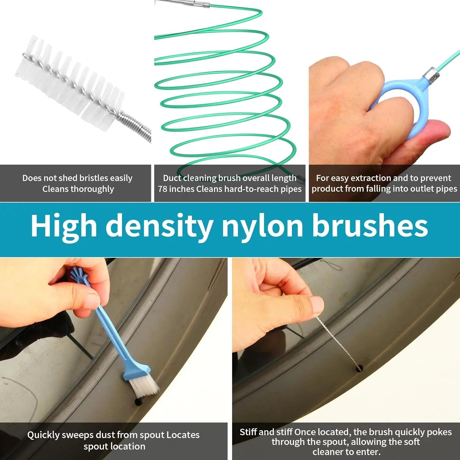 78-Inch Car Sunroof Drain Cleaning Tool