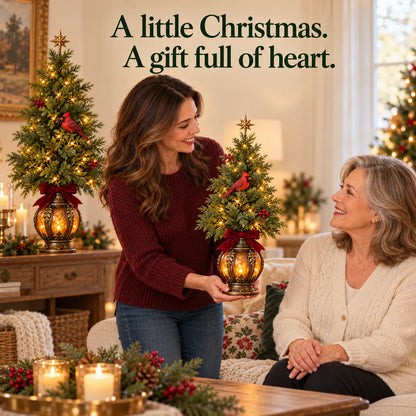 🎄 Cardinal Lantern Trees – Light Up Your Christmas