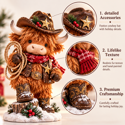 🤠🐮🎄 24 Days of Cowboy Christmas – Highland Cow Advent Calendar