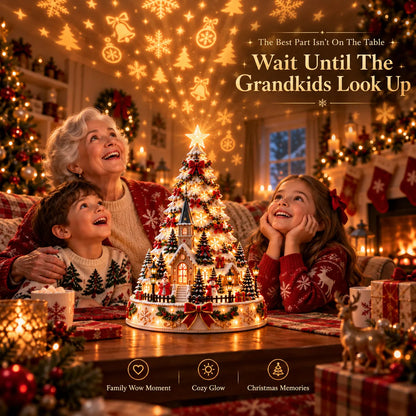 ⭐🏆 60,000+ Sold - 🎄MerryRealm™ Christmas Village Lightscape Tree